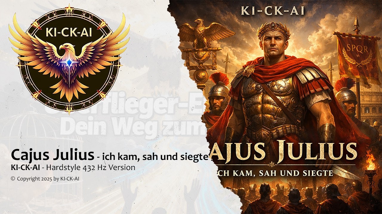 KI-CK-AI – Cajus Julius – Ich kam, sah und siegte – 432 Hz / Fokus, Führung & innerer Sieg