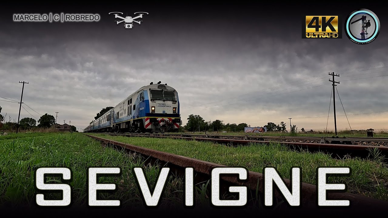 🚁F.C.G.R. | SEVIGNE  | Estación, Trenes , talleres | TRAVESÍA DOLORES  | #2 | [4K] [ARG]