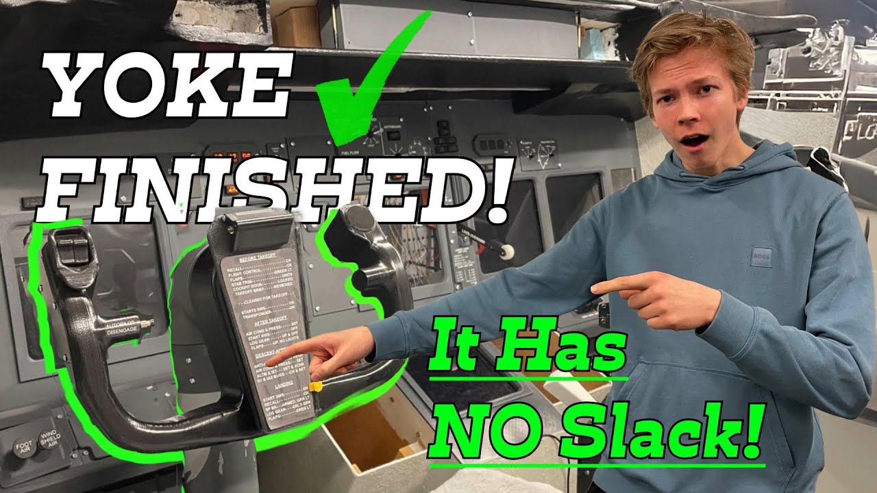 Full Metal Dual Yoke For B737 Home Simulator [B737 Build #13]