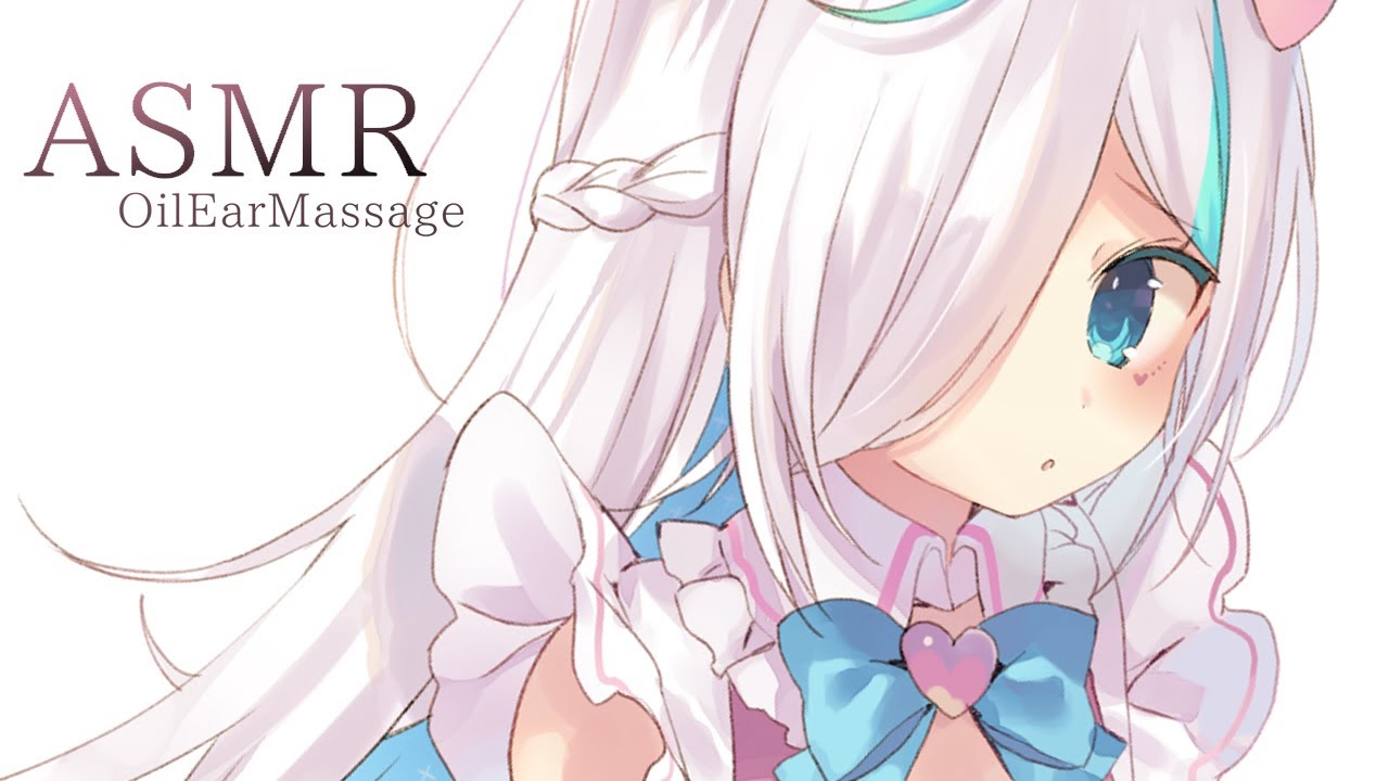 【ASMR】お休み前のオイルマッサージとタッピング⯎耳ふー。耳塞ぎ。睡眠導入/作業用。Oil Ear Massage/Tapping【#イル_フローラ/Vtuber】