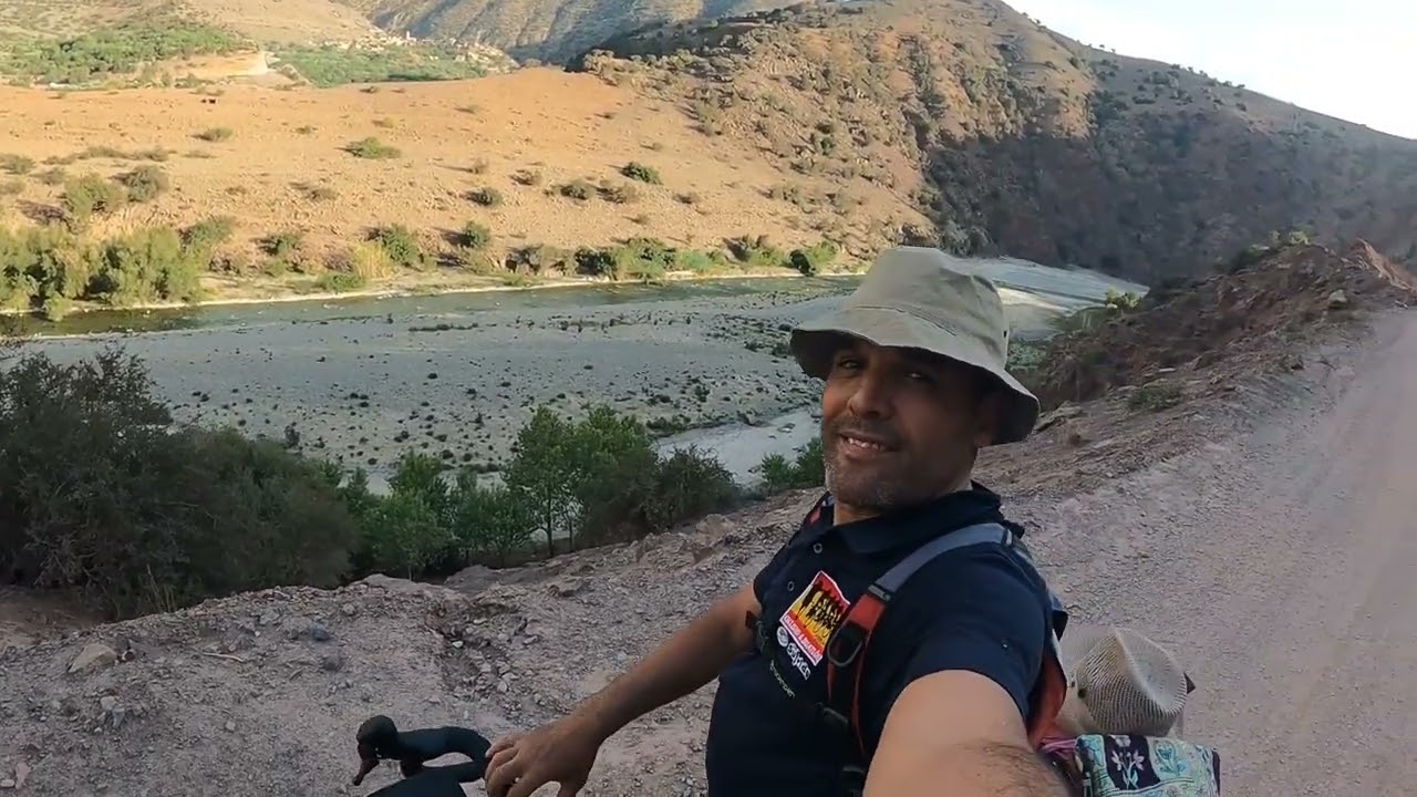 مرحلة السفر الى تارودانت عبر تيزين تاست بالدراجة الهواءية