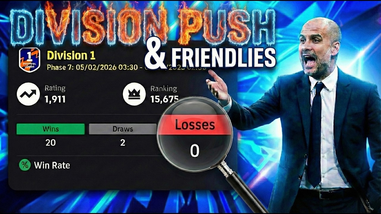 ROAD TO DIVISION 1! 🏆 What's coming tomorrow?  Division Push & Friendlies | eFootball 2026 LIVE