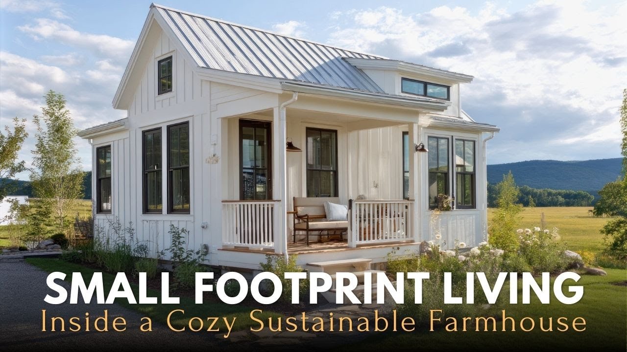 Minimal Footprint, Maximum Comfort: Inside a Sustainable Tiny Farmhouse Home