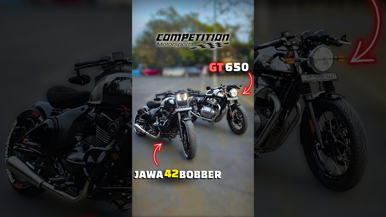 Jawa 42 Bobber vs GT 650 🤯 | Exhaust Sound Comparison 🔊 | Full system‼️