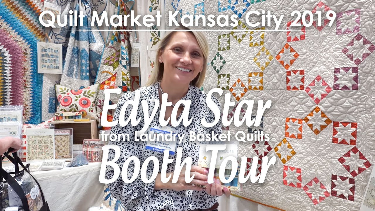 Edyta Sitar from Laundry Basket Quilts Booth - Quilt Market Kansas City 2019 | Fat Quarter Shop
