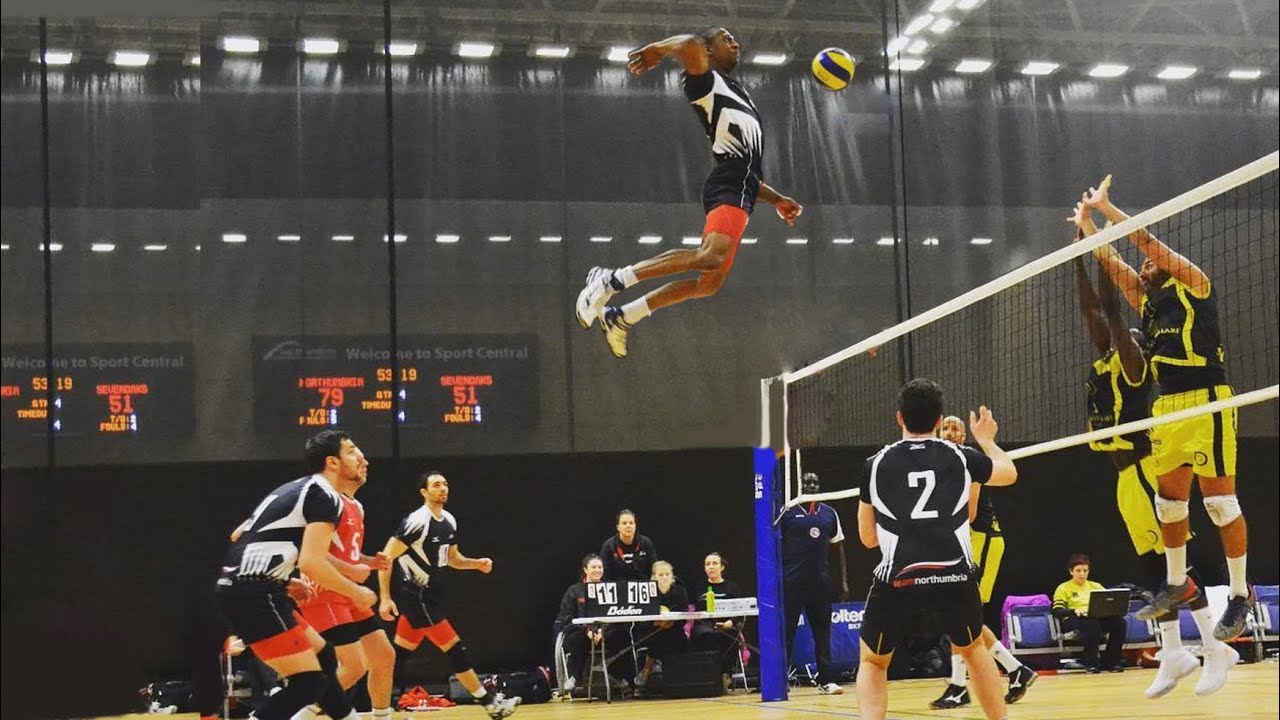 The Most Powerful Volleyball 3rd Meter Spikes (HD) #2
