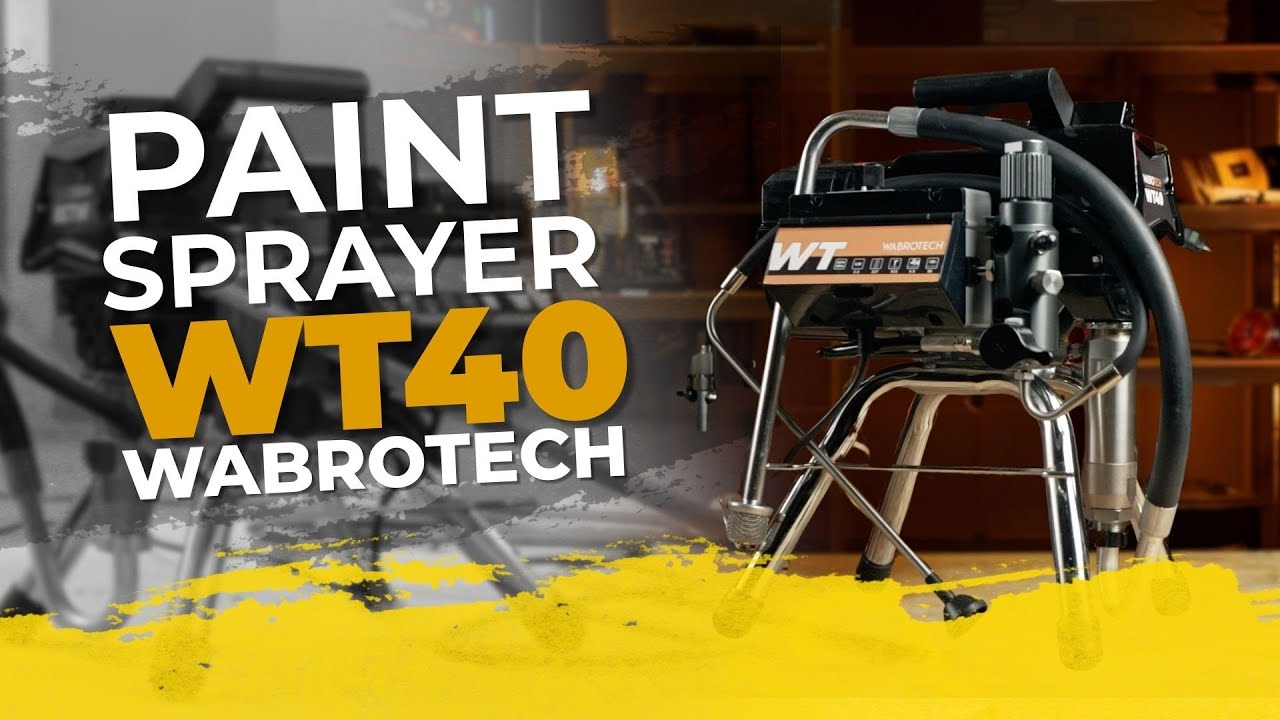 WT40 Paint Sprayer – High-Performance Spray Technology in a Compact Design