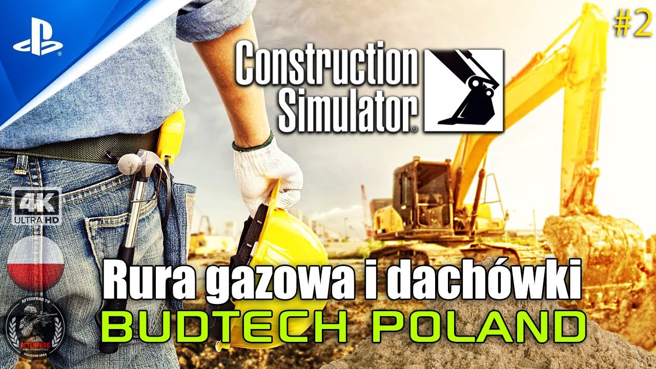 Construction Simulator | #2 Rura gazowa i dachówki | PS5 4K PL #ps5 #constructionsimulator