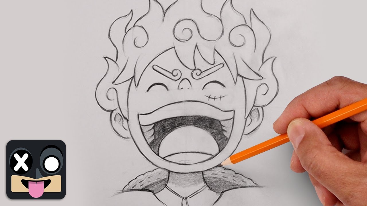 How To Draw Luffy Gear 5 | Step by Step Art Lesson for Beginners