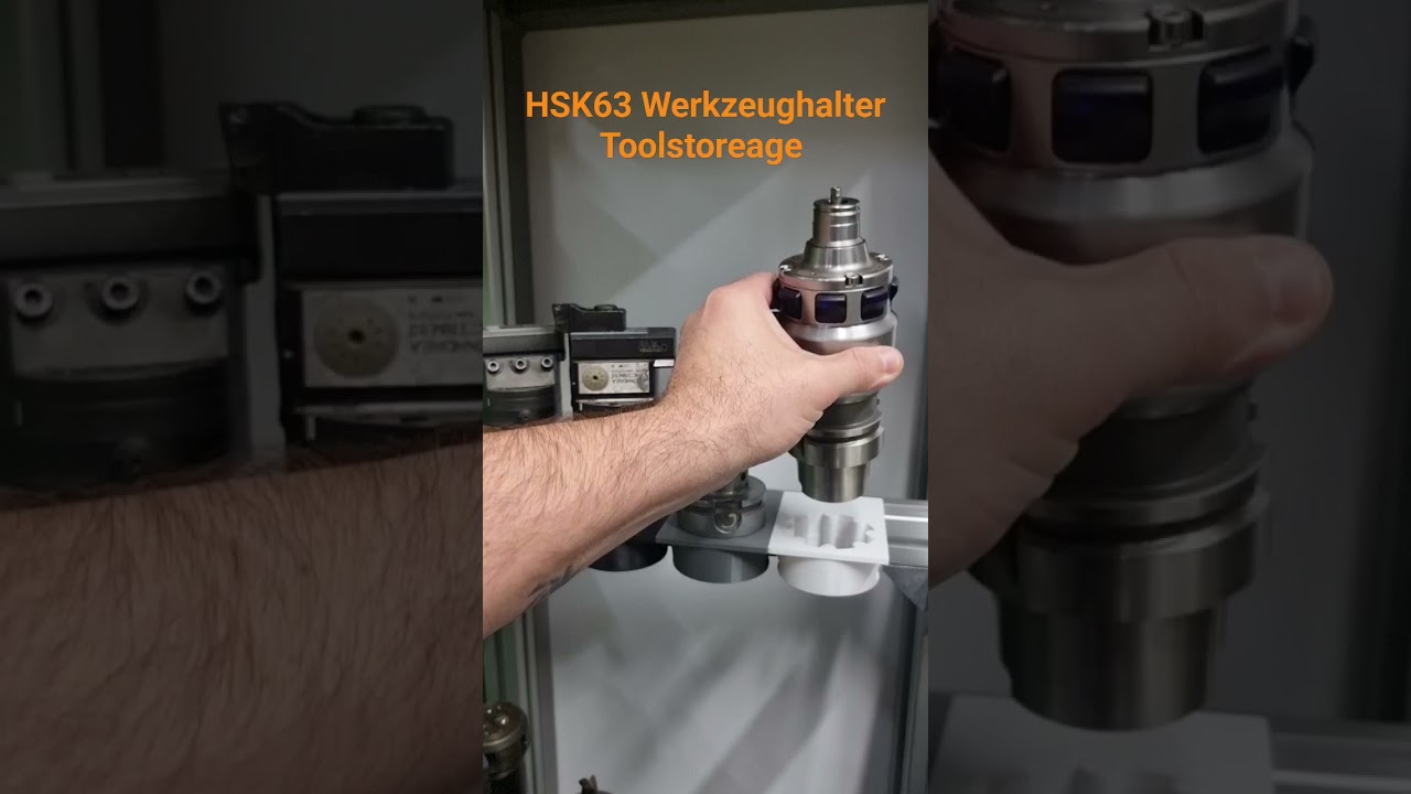 #hsk63 Werkzeughalter Toolstoreage #dockaiser #cnc #work #toolstorage #3d #forsale #colors #handmade