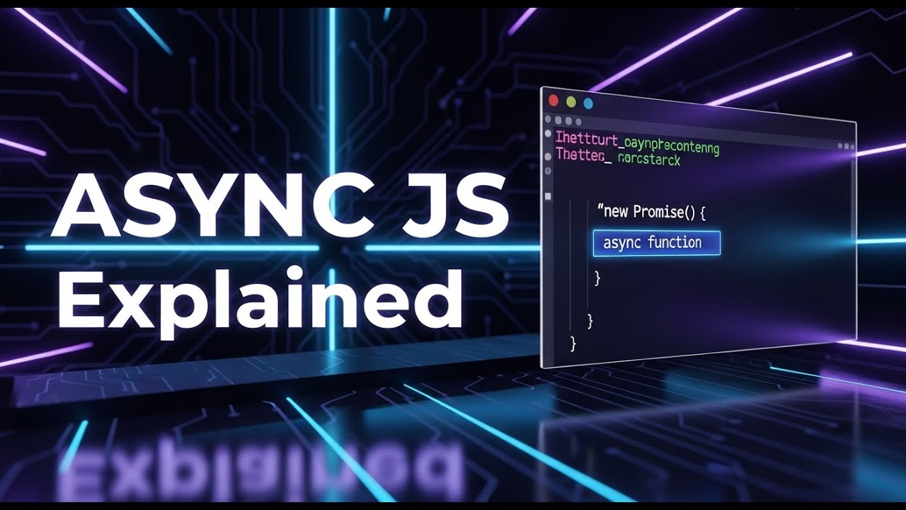 Async JavaScript Explained | Callbacks, Promises & Async/Await Made Easy