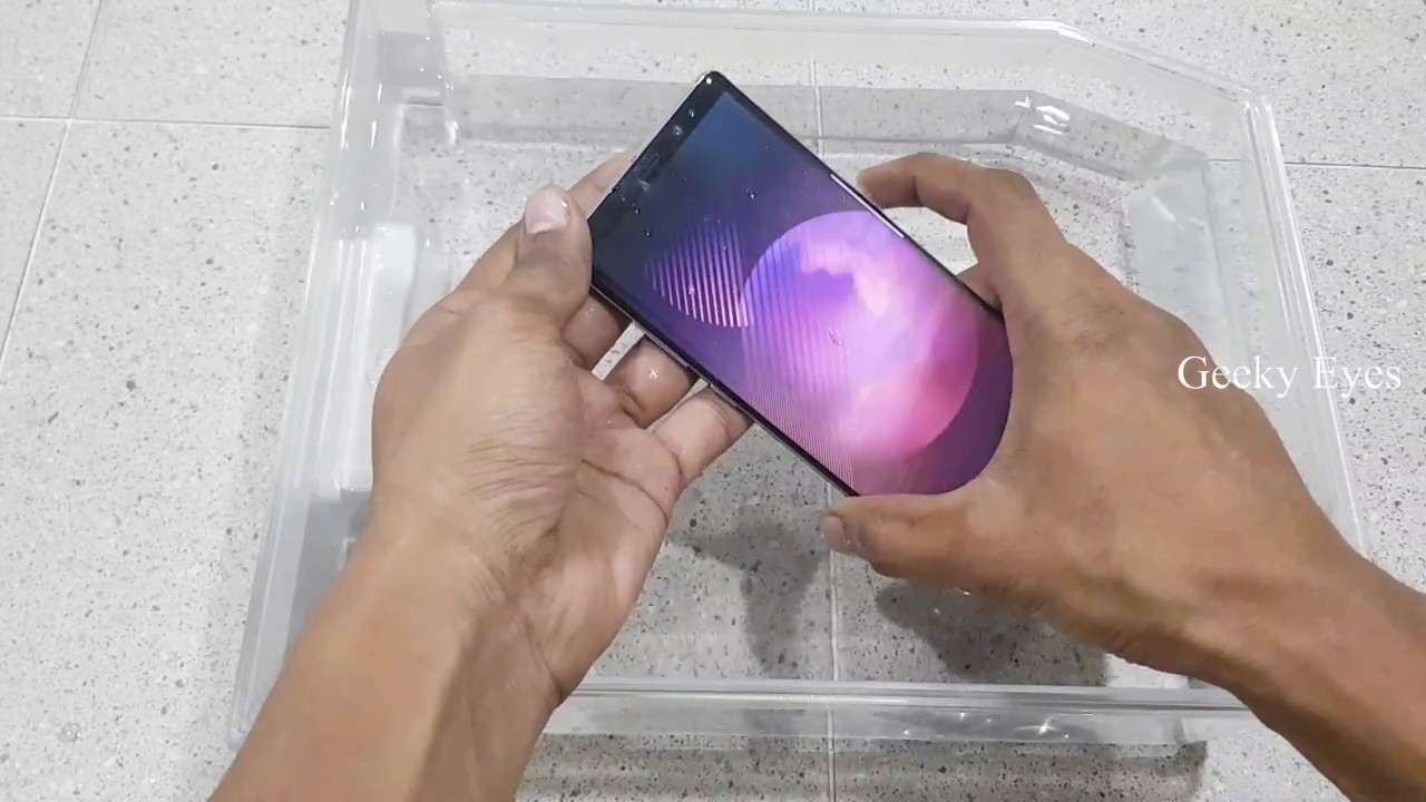 Samsung Note8 water test | 13 hours under water/ice