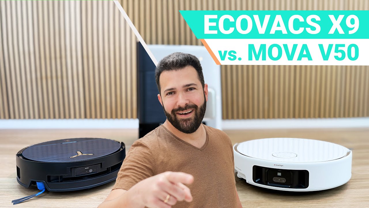 ECOVACS DEEBOT X9 PRO OMNI vs. Mova V50 Ultra Complete | VERGLEICH | Wärme oder Walze?