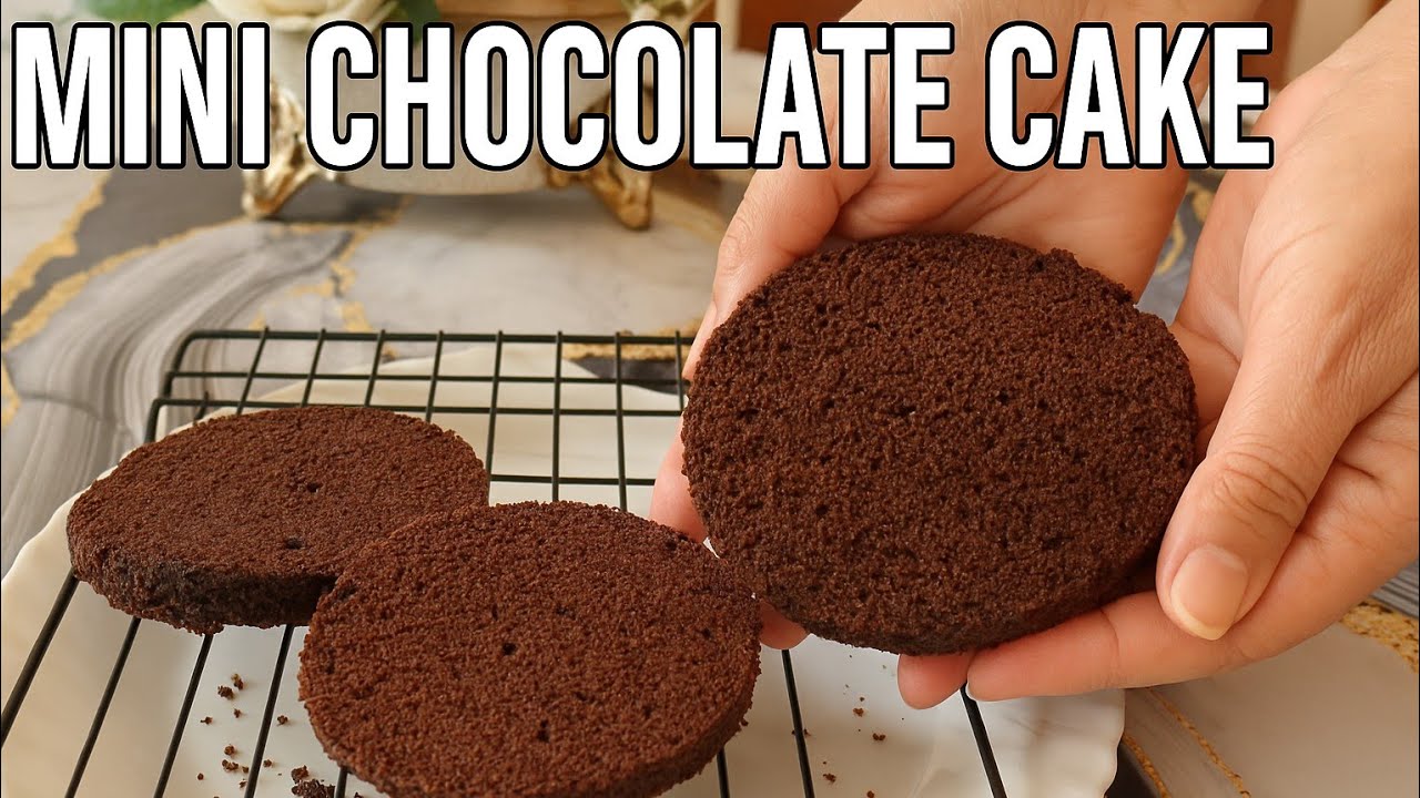 1 Egg Chocolate Cake Recipe | Chocolate Cake | How to Make Chocolate Cake | Mini Chocolate Cake 