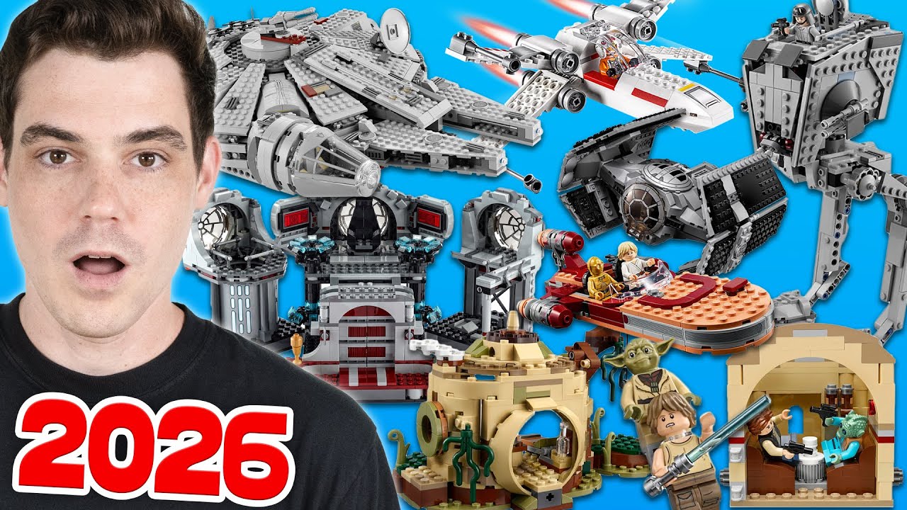Слухи обо всех 8 наборах LEGO Star Wars 2026 года из 