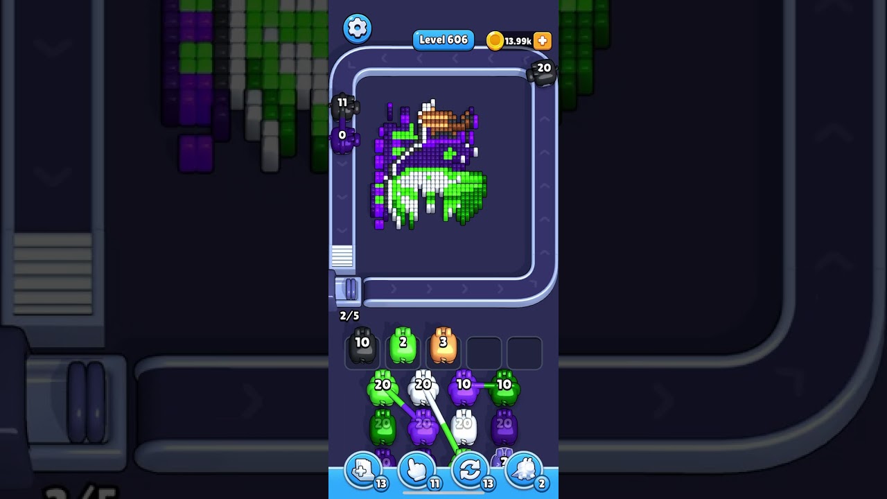 【 Pixel Flow 】Level 606