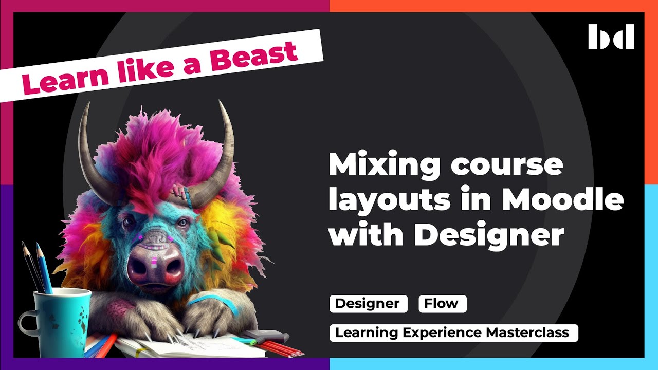 Mixing course layouts in Moodle with Designer