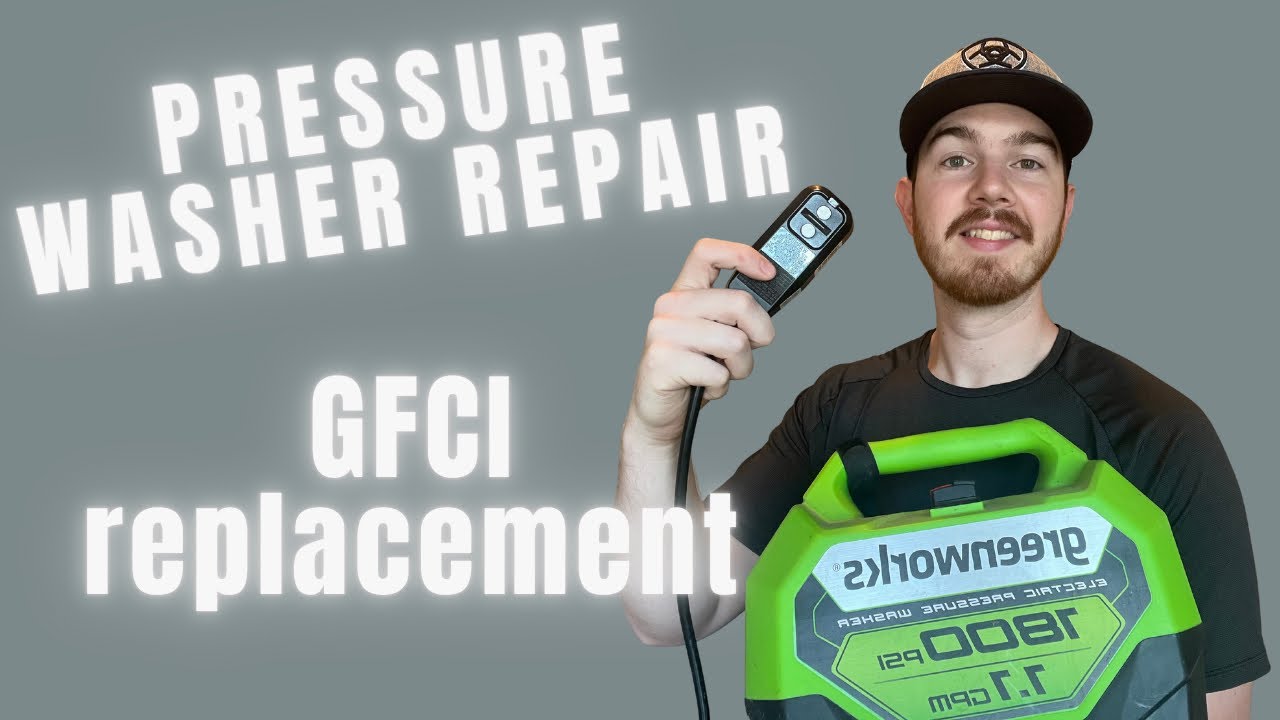 Electric Pressure Washer Repair (GFCI plug replacement)