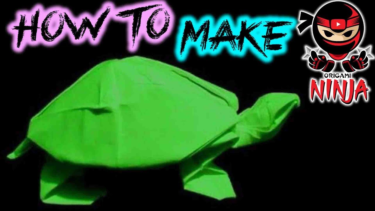 How to make: Origami Turtle (Robert J. Lang)