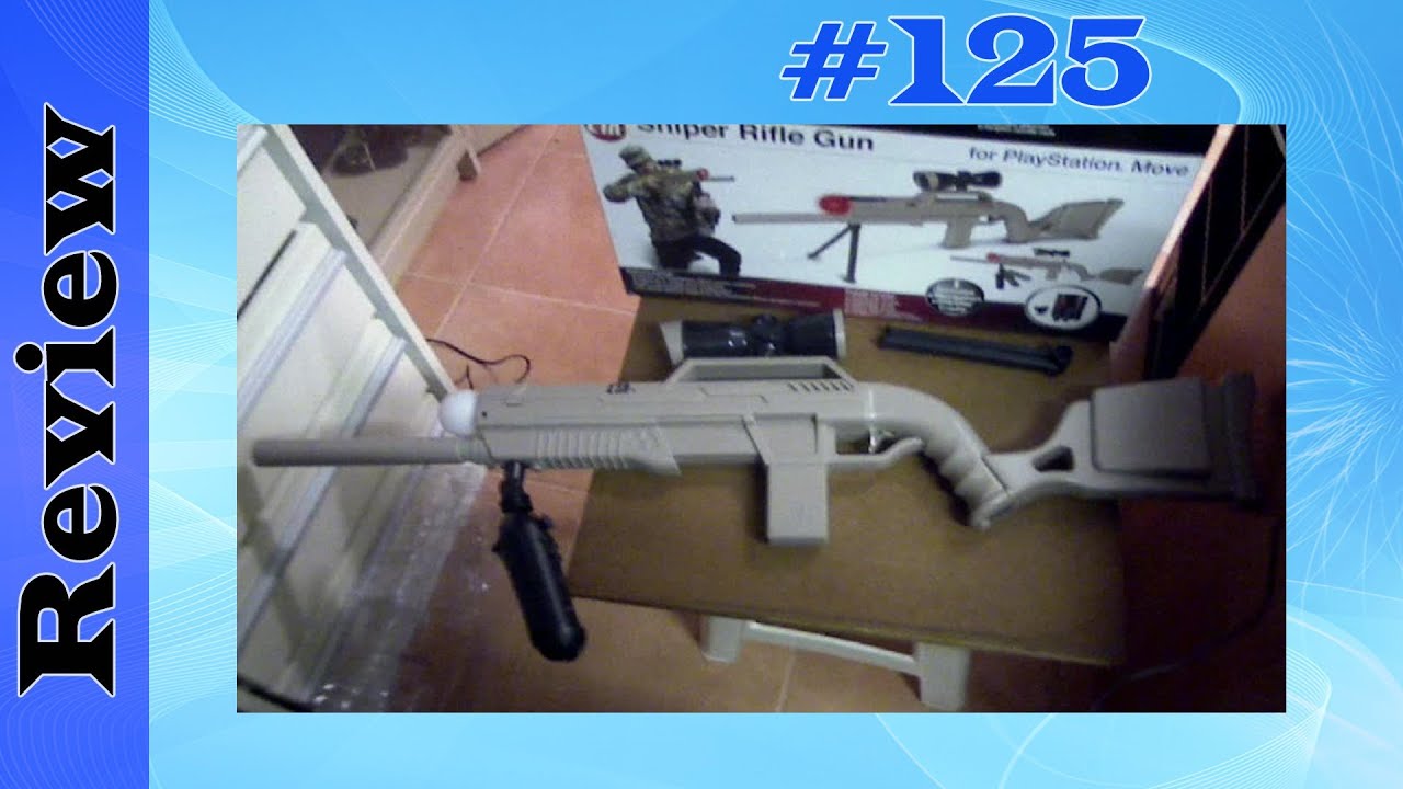 CTA Digital Sniper Rifle Gun PlayStation 3 Move Gun Attachment (PS3) Unboxing & Review