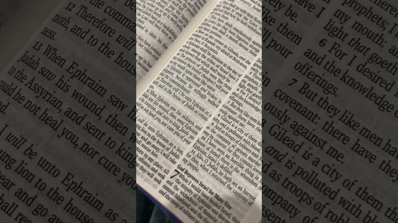 Hosea - What the Lord Revealed to me