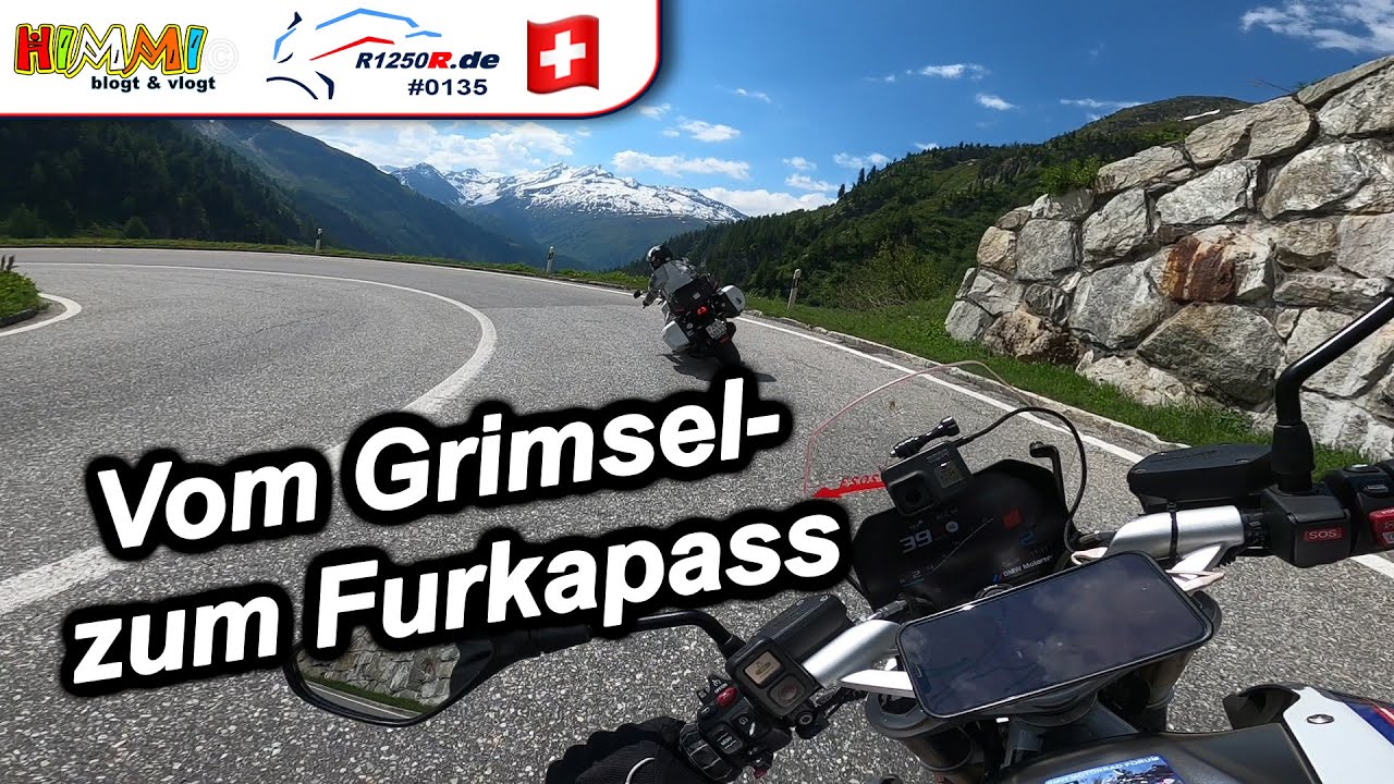 Motorradurlaub Schweiz 2023 - vom Grimselpass zum Furkapass | BMW R1250R und S1000XR #motovlog 135