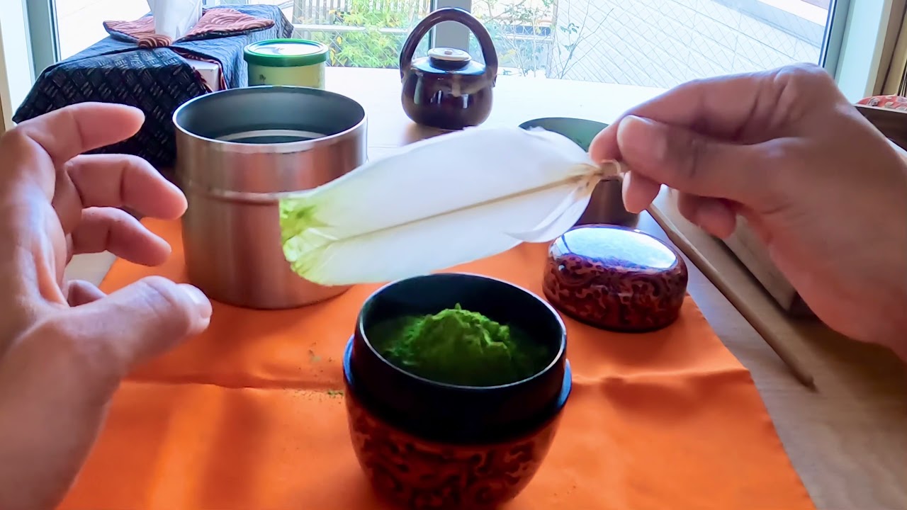 水屋仕事　お釜をかける準備　表千家茶道 - Behind the scenes work for tea ceremony
