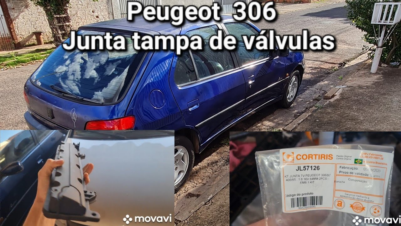 Troca da Junta da tampa de valvulas peugeot 306 1.8 16v