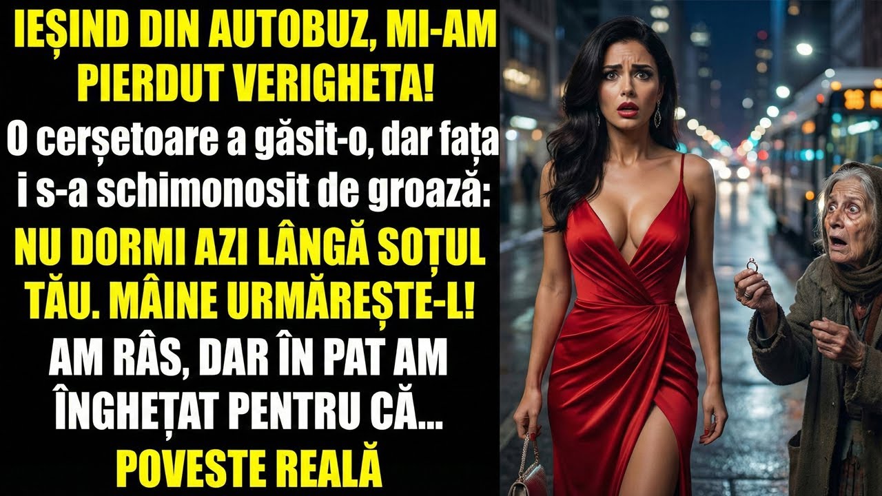 După ce am scăpat inelul, am auzit de la o cerșetoare: Mâine, urmărește-ți soțul pe ascuns până...