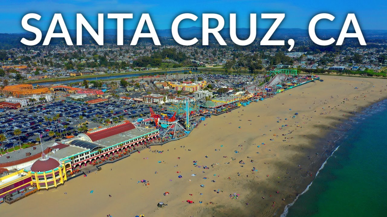 Santa Cruz, California Drone Footage