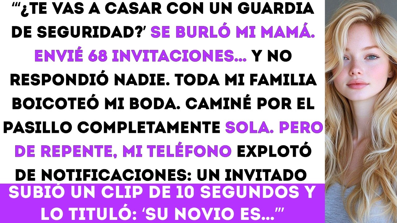 “Mis papás no fueron a mi boda por un ‘guardia de seguridad’ — un clip de 10 segundos los delató”