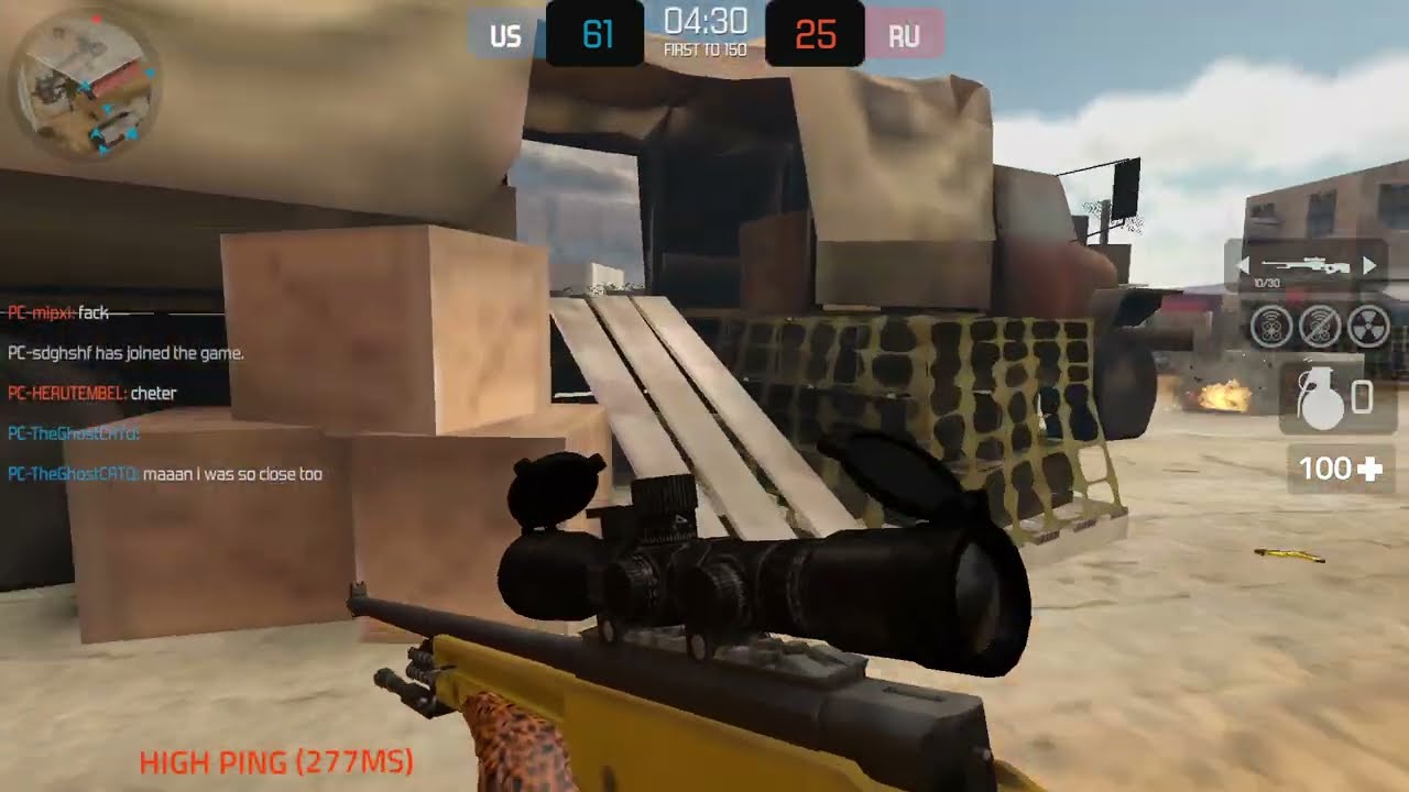AWP NUKE [Bullet Force] [バレットフォース] #bulletforce #fps #nuke #sniper
