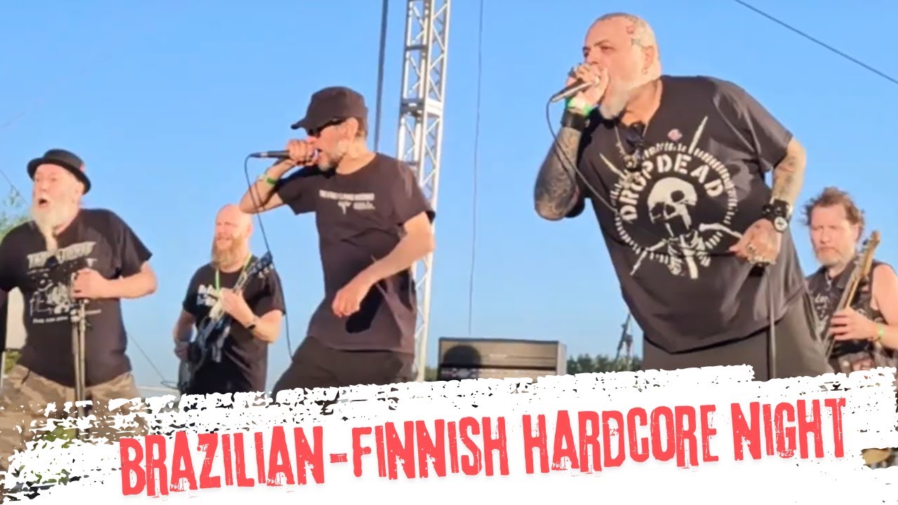 Brazilian-Finnish Hardcore Night - Ratos de Porâo, Terveet kädet, Forca Macabra LIVE 10.7.2024