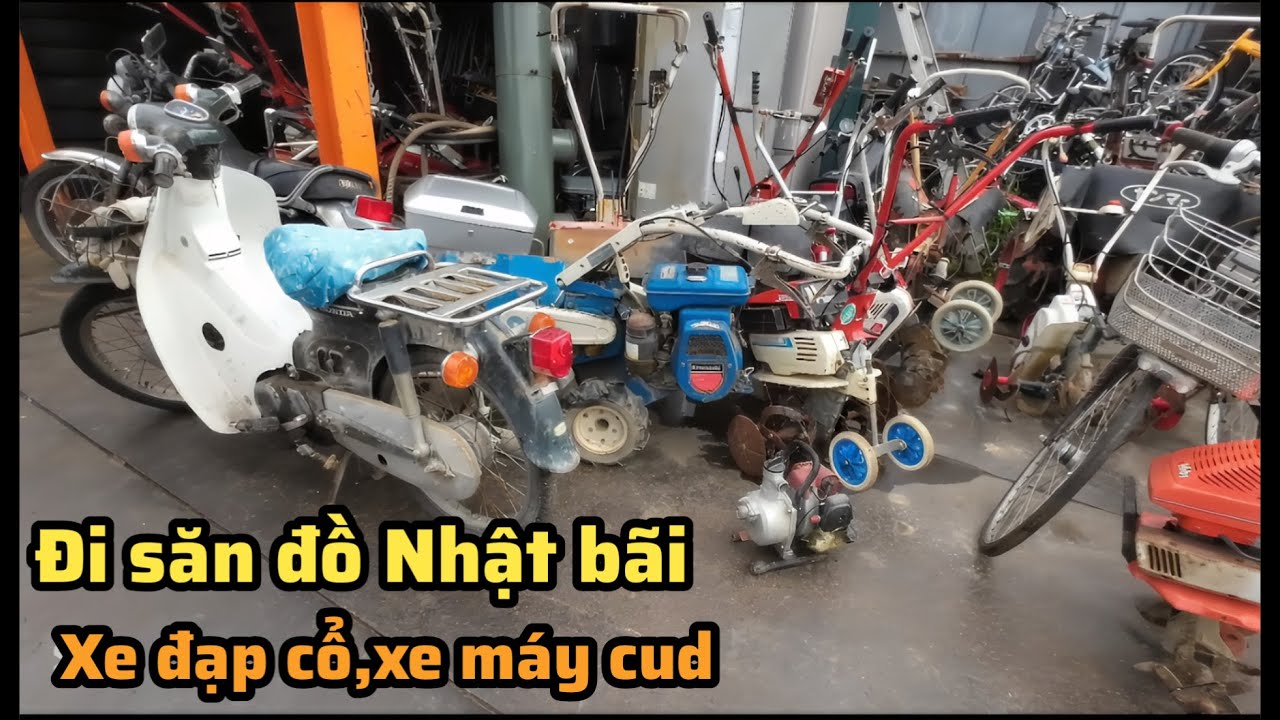 Đi bãi săn đồ cũ ở bãi Rác Nhật Bản,bắt gặp những chiếc xe đạp cổ thập niên 70