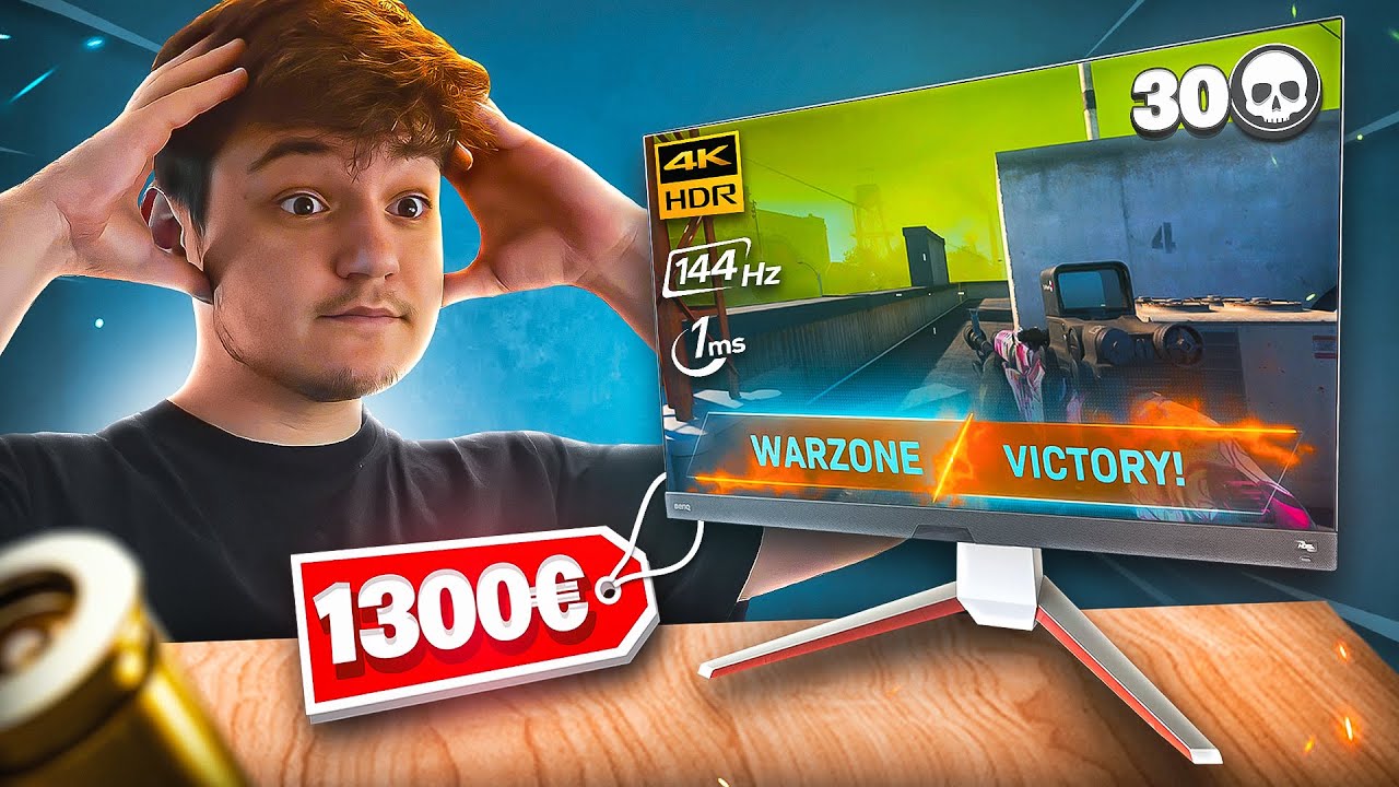 WARZONE... mais sur un &eacute;cran 4K &agrave; 1300&euro; ! (le BenQ EX3210U est incroyable)