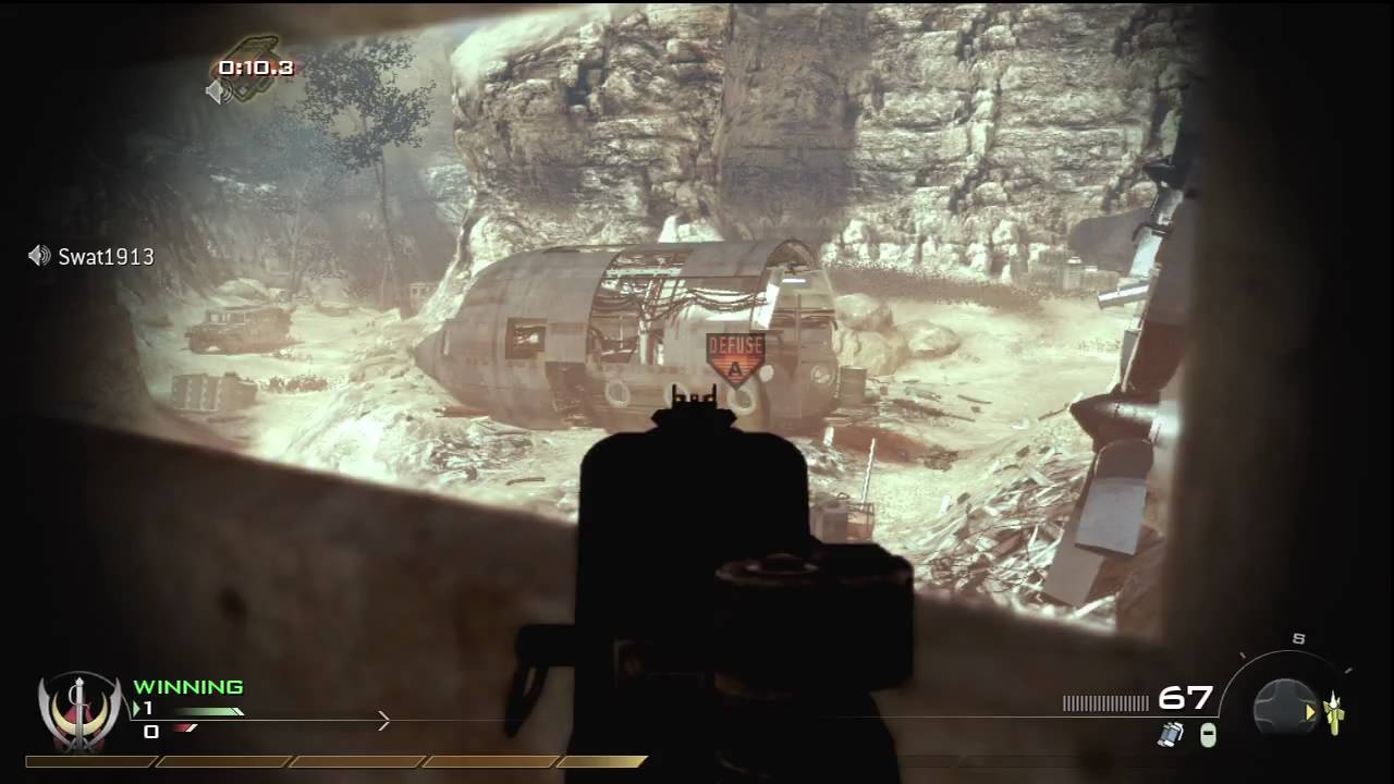 MW2 - 6 Riot Shields - Search and Destroy LOL