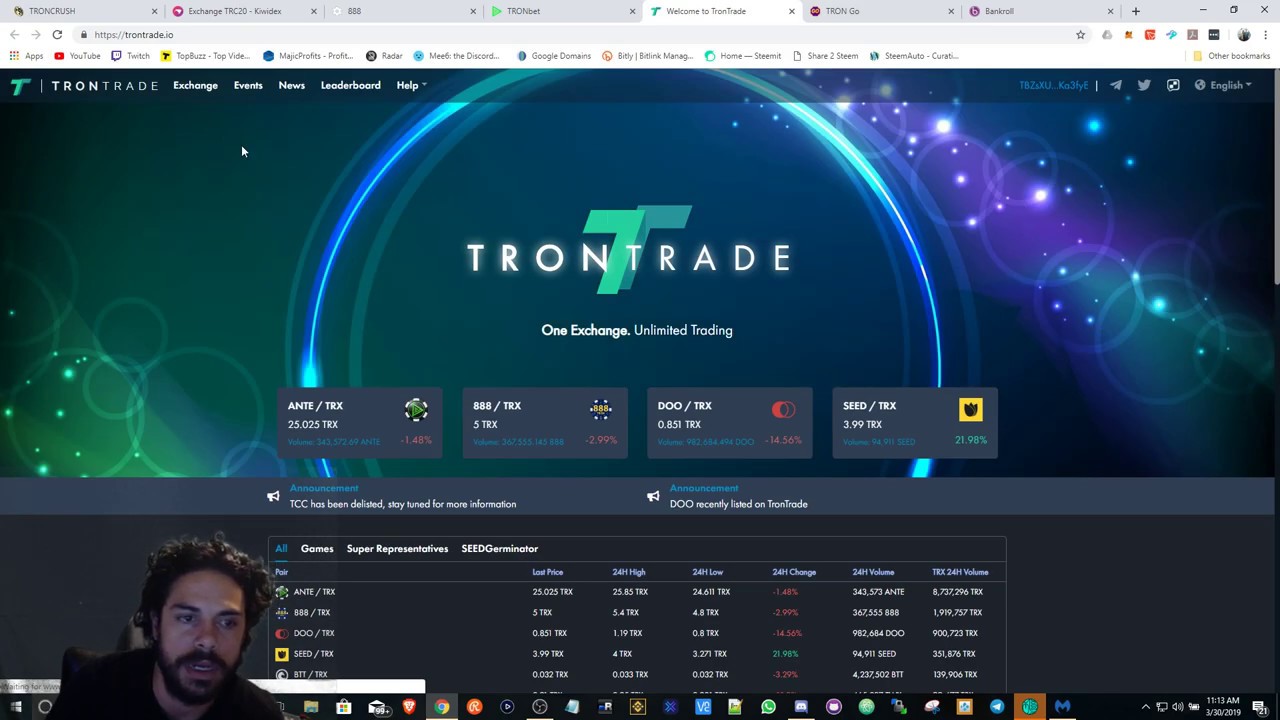 TRONbet Divs are growing! TRONCRUSH is done