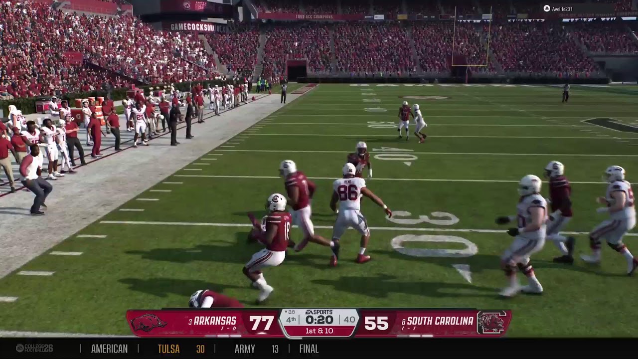 #1 Arkansas Vs #8 South Carolina Week 3 Year 2026
