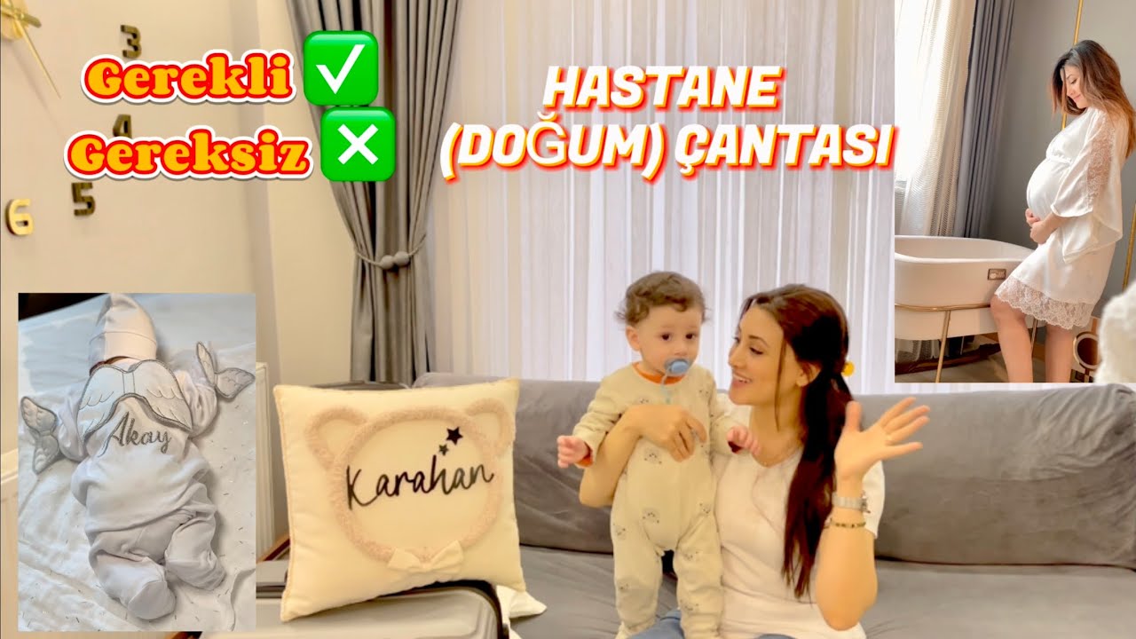 Hastane Çantasını Tecrübeli şekilde hazırlıyoruz. ✅ (doğum çantası) kesinlikle alınması gerekenler‼️
