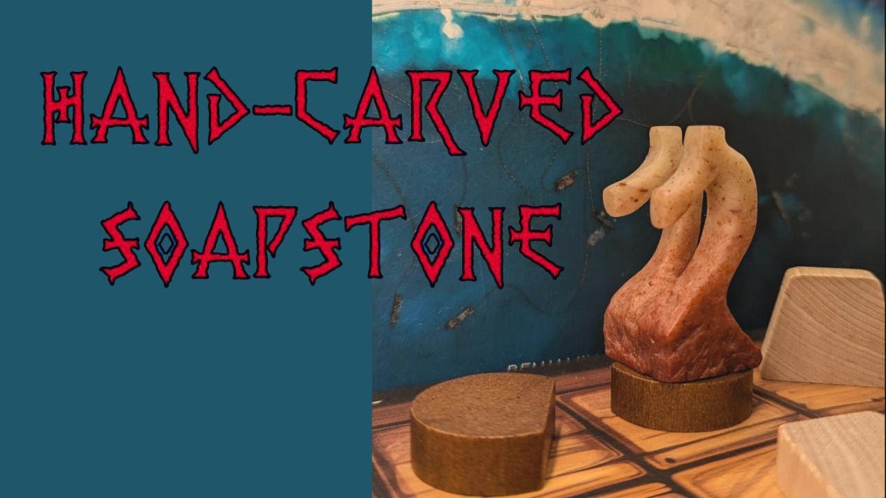 How to carve your own soapstone game pieces!