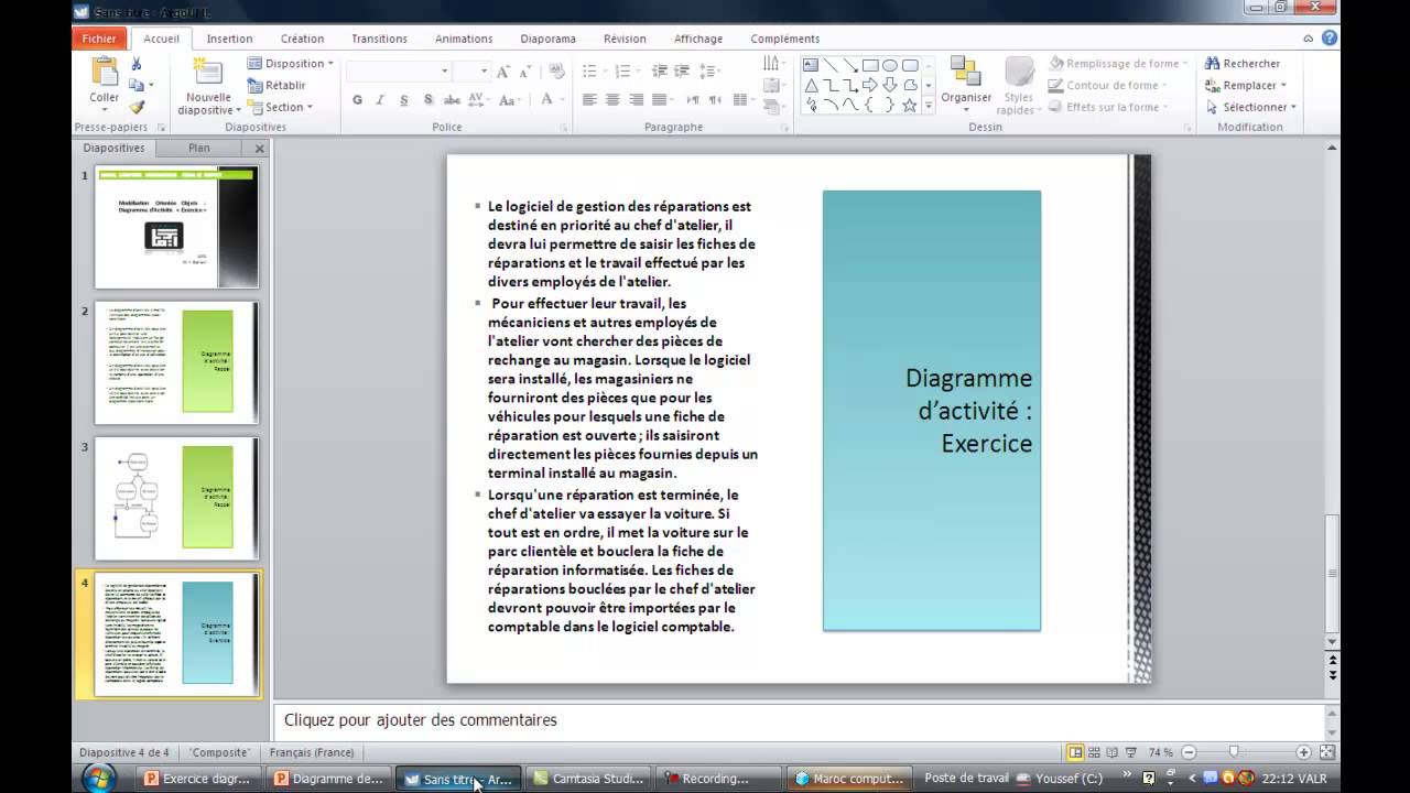 Diagramme d'activité Exercice