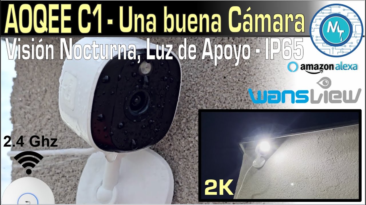 AOQEE C1, una Cámara 2K WiFi con buenas características y muy buena imagen