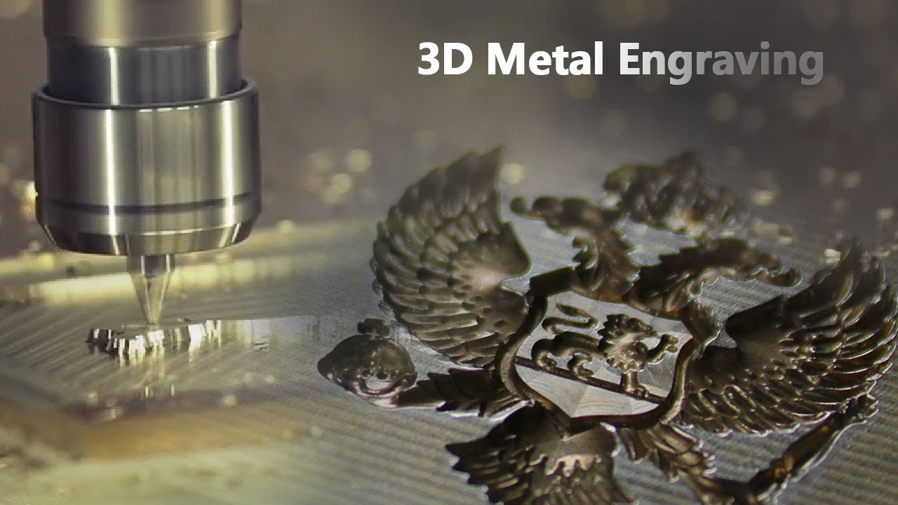 Metal 3D Embossing #metalengraving #cnc