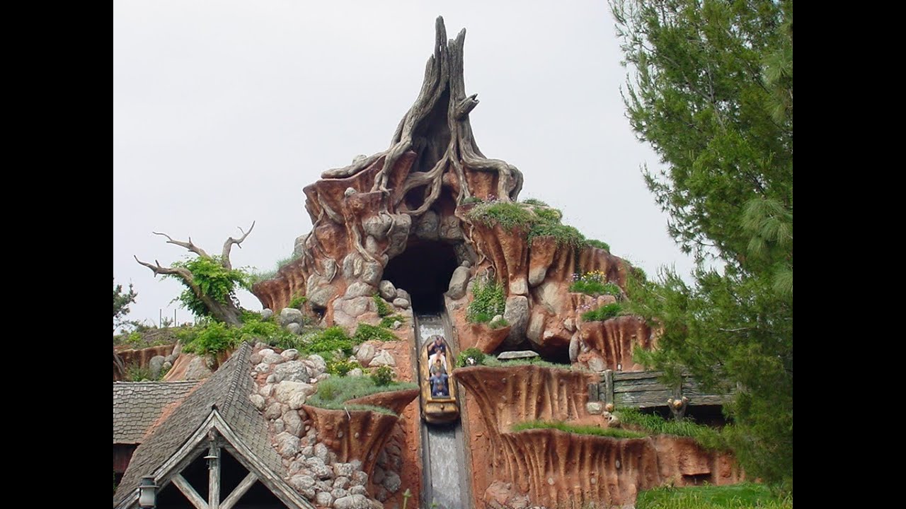 Disneyland's Splash Mountain July 17, 1989 Opening Day Full Ride and Queue