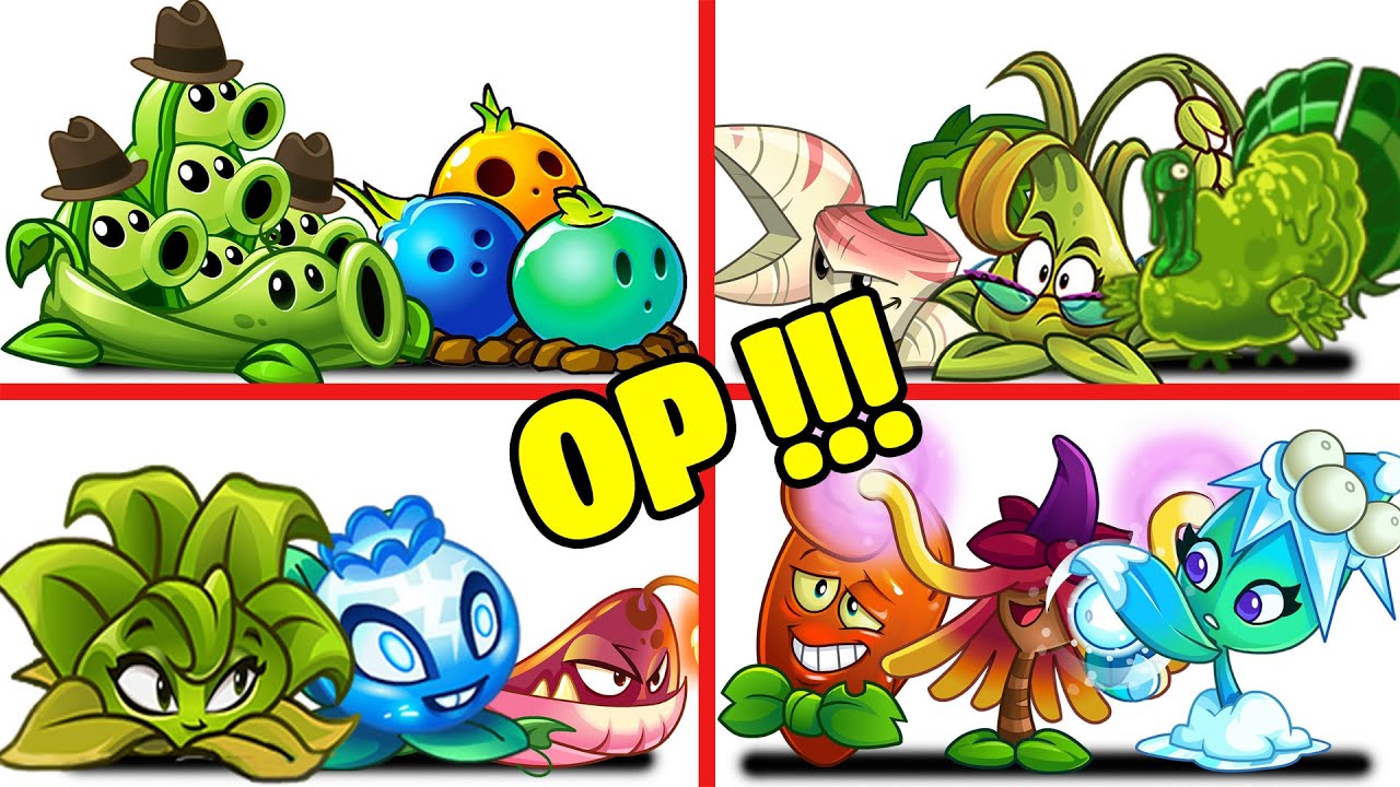 PvZ 2 4 Super Team Plants Vs Team Zombies Part 12 - Team So OP !!!