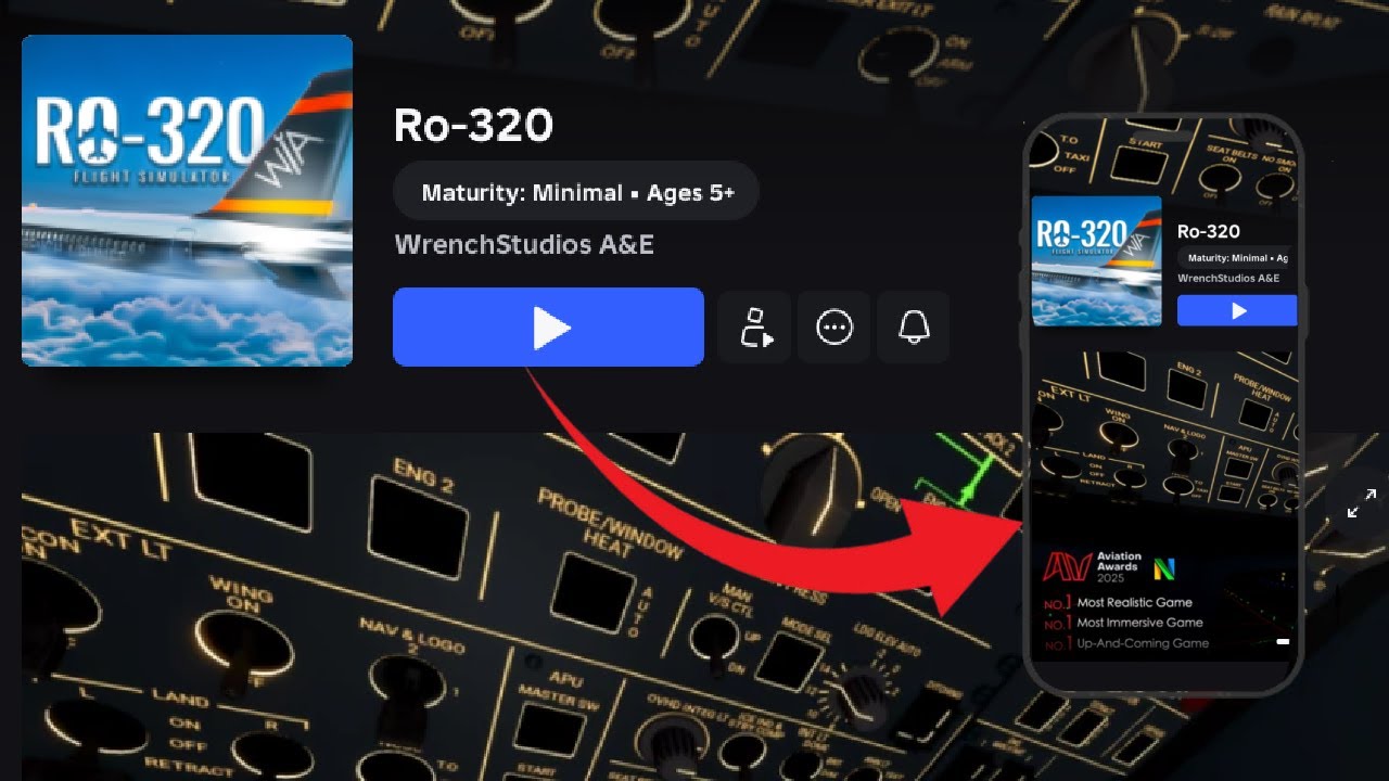 Ro-320 STARTUP Tutorial in MOBILE | Roblox Ro-320 | 2026