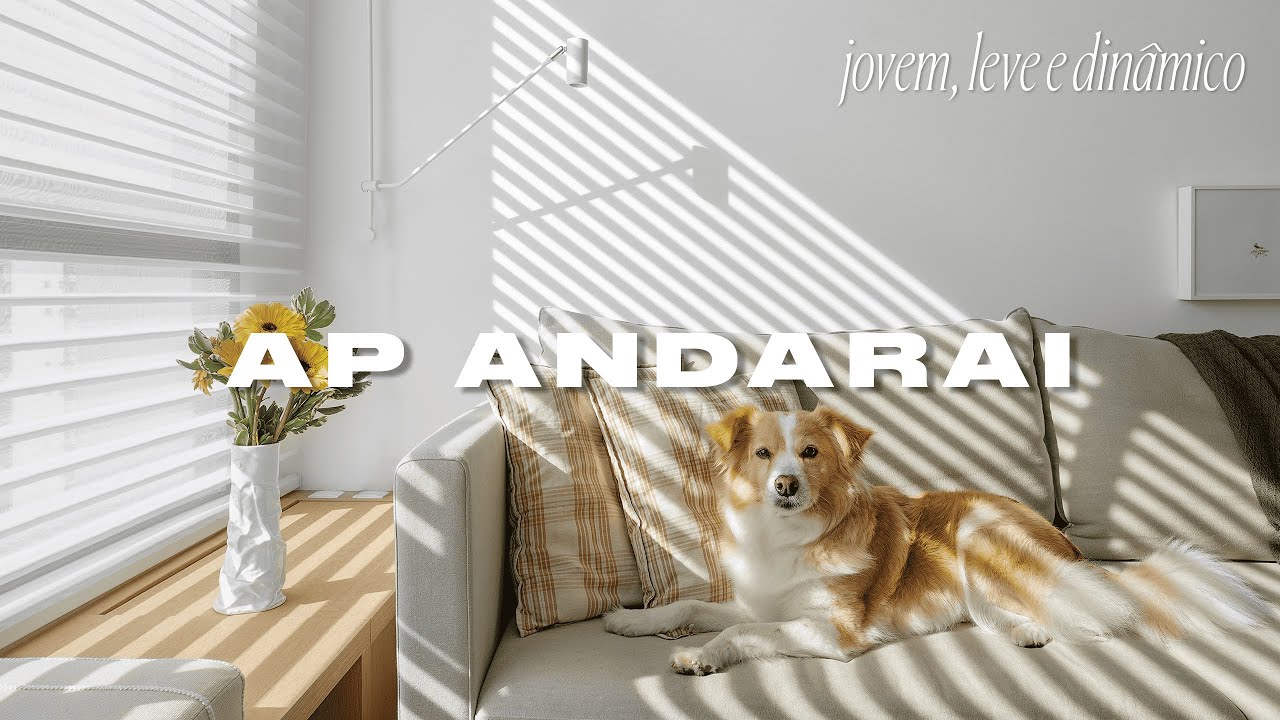 Projeto jovem, leve e acolhedor para viver e receber os amigos: AP ANDARAÍ