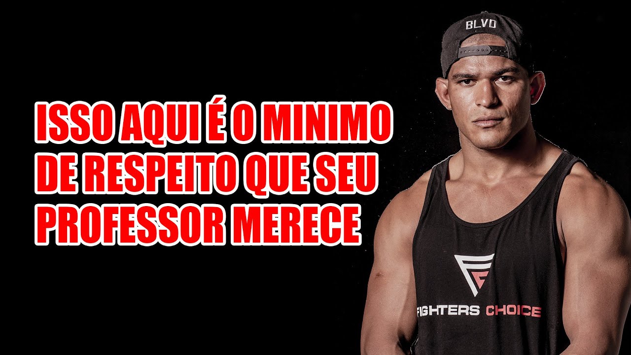 Isso aqui &eacute; o m&iacute;nimo de respeito que voc&ecirc; precisa ter com seu professor