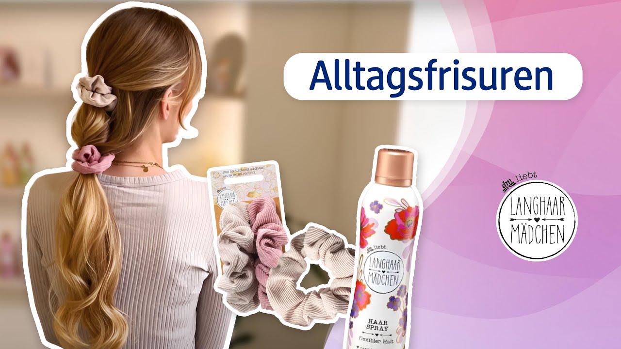 Alltagsfrisuren mit den Langhaarmädchen