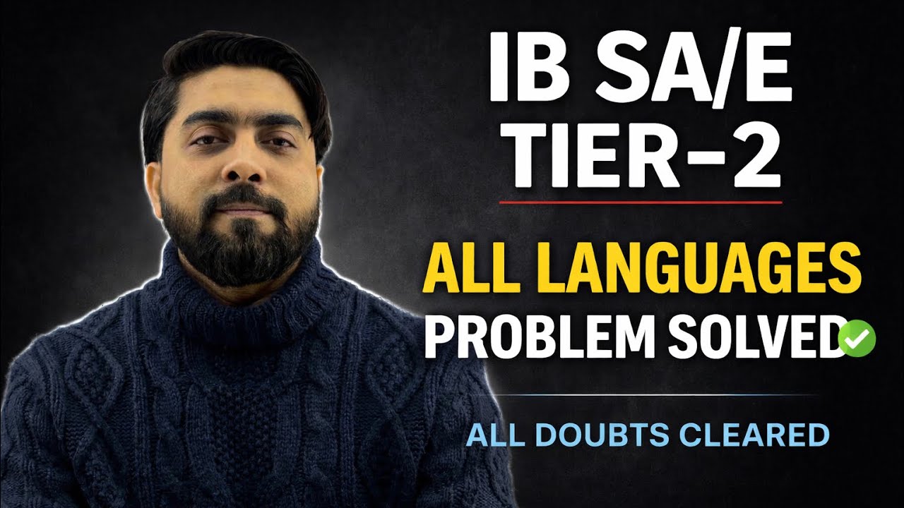 IB SA/E Tier-2 | Translation Passages, Method & Time Management | All Languages